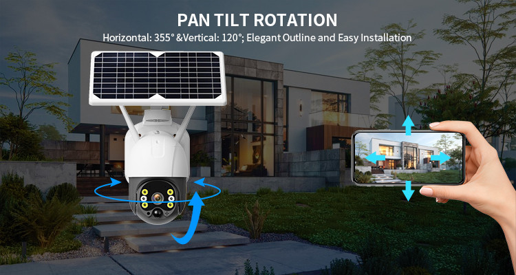 Two Way Intercom Solar Wifi Camera Night Vision Wireless Security Outdoor Cameras