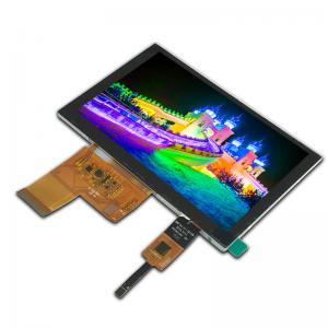 China TN Transmissive 800x480 Lcd Capacitive Touchscreen 300cd/m2 White LED Backlight on sale