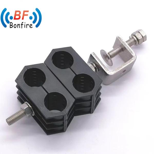 Single / Double / Triple Holes Feeder Clamp Jumper Cable Clamp Customized O Type