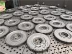 Manganese Steel Turntable Shot Blasting Machine 380V 400V 440V