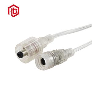 China DC5521 Male And Female Transparent Butt Socket Car LED Waterproof Connector wholesale