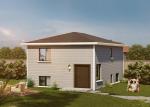 European Customized 2 Story Luxury Prefab Steel Frame Homes Modular Prefabricate