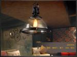 Loft Industrial Iron Glass Pendant Lamp Living room Bar Cafe Clothing retro
