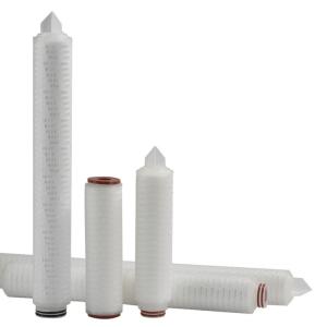 China 0.1um PP Pleated Filter Cartridge For Food Beverage Electronics Industry wholesale