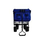 PU Wheels Load 70kg Outdoor Foldable Wheeled Wagon Camping Folding Platform