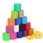 Colored Waterproof Non-Woven Self Adhesive Elastic Cohesive Bandage Flexible