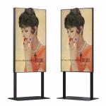 43inch High Brightness Window Display Free Standing Digital Signage