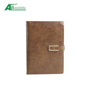 China Embossed Logo Ring Binder Organizer Customized Size Magnetic Flap Opening wholesale