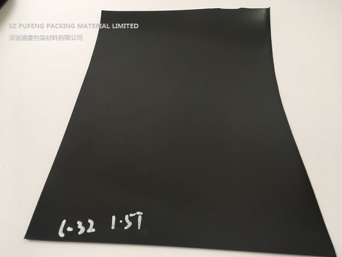 PORON HH48C Highly Flame Etardant 1.2mm Black Urethane Foam For Electronics Closed Cell Foam