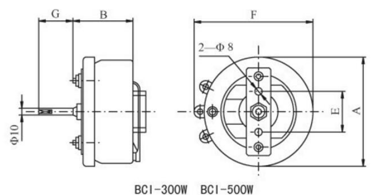 High Power Wirewound Potentiometer Rotary Rheostat Disk Ceramic Variable Resistor 25W 50W BC1-50W BC1