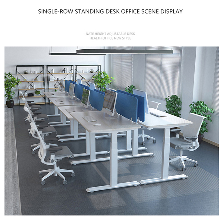 80 kgs Capacity Modern White Telescopic Metal Coffee Sit Table with Lifting Mechanism