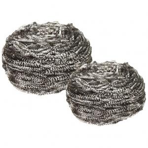 China Kitchen and Pot Cleaning Metal Stainless Steel Wire Scourer Stainless Steel Scrubbers stainless steel cleaning pads wholesale