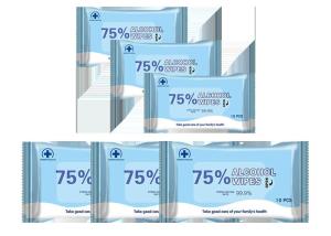 China Household Protective Wet Alcohol Based Cleaning Wipes Wipes Ce Certification wholesale