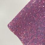 1.4mm 3D Holographic Wallpaper Metallic Chunky Glitter Fabric