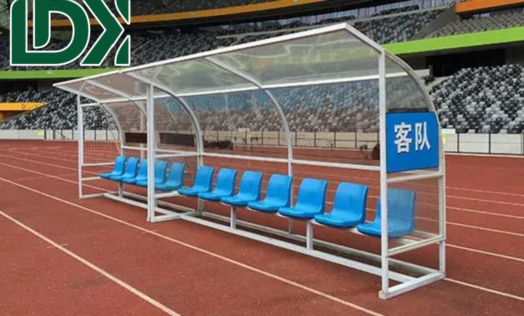 High Grade Steel Material Soccer Team Shelter And Substitute Bench For Portable Outdoor Football Training Equipment