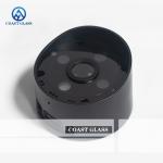 2mm Glass Cut To Size Black Framed Tempered Glass Lens For CCTV