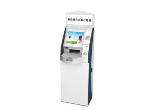 China Self Service Bill Payment Kiosk Information with fingerprint reader wholesale
