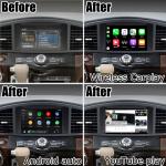 Android 13 System Wireless Carplay Interface For Nissan Quest RE52 Elgrand E52