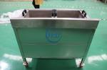 Gas / Electric Heating Chicken Deep Fryer Machine Commercial Two Baskets