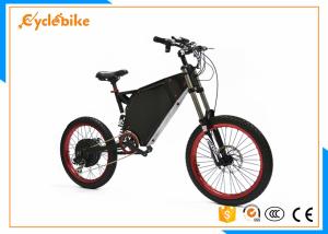 China 19 Inch Powerful Electric Bike 3000w , Powerful Stealth Bomber Electric Bike wholesale