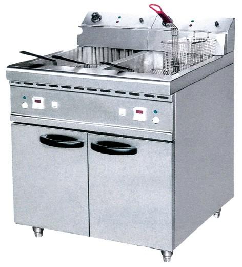 JUSTA 40L Electric Two Tank Deep Fryer With Cabinet ZH-RCX2 Western Kitchen