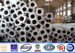 8m 9m Led Solar Street Light Poles Power Coating Hot Dip Galvanized Steel