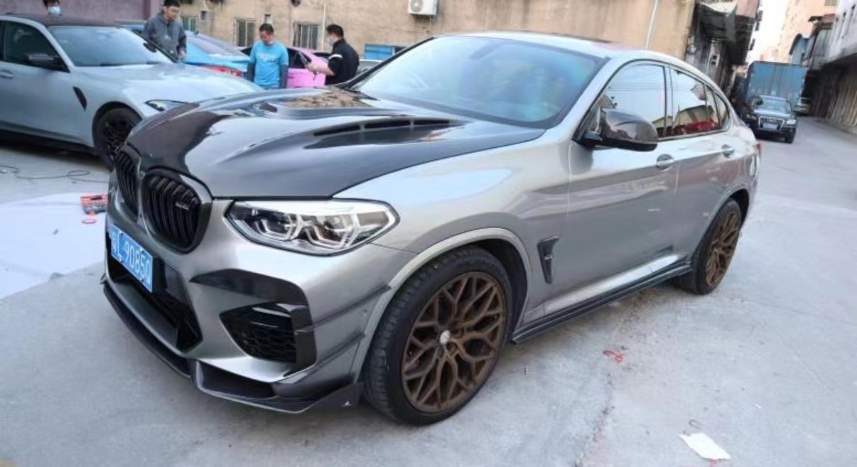 For BMW X3M X4M F97 F98 Carbon Fiber Machine Cover Dry Carbon Fiber Material X3M X4M Carbon Fiber Hood Engine Cover