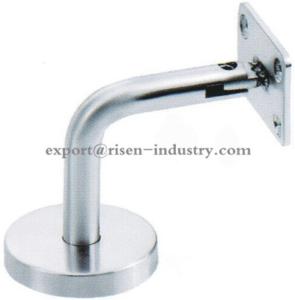 China stainless steel Handrail bracket RS304 wall to rail, finishing satin or mirror, size 12x60x60mm wholesale