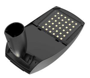 China Aluminum IP65 Led Street Light Fixture 60w / High Power Led Street Lamp wholesale
