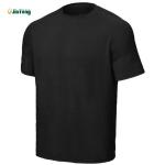Crew Neck Black Military T Shirt Tactical Tech Nylon Cotton Elastane Military