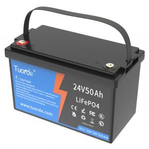 China Dust Resistant Lithium Deep Cycle Battery , 24V 50Ah Deep Cycle Storage Battery on sale
