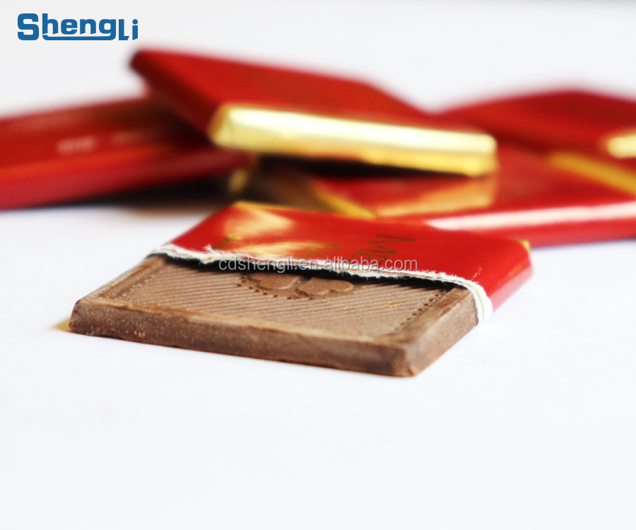 Robatech Gluing Seal 260ppm Chocolate Envelope Wrapping Machine for Plastic Packaging
