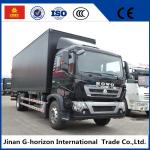 336HP Van Cargo Truck SINOTRUK HOWO 4X2 Euro 2 Lorry Vehicle Heavy Cargo Truck