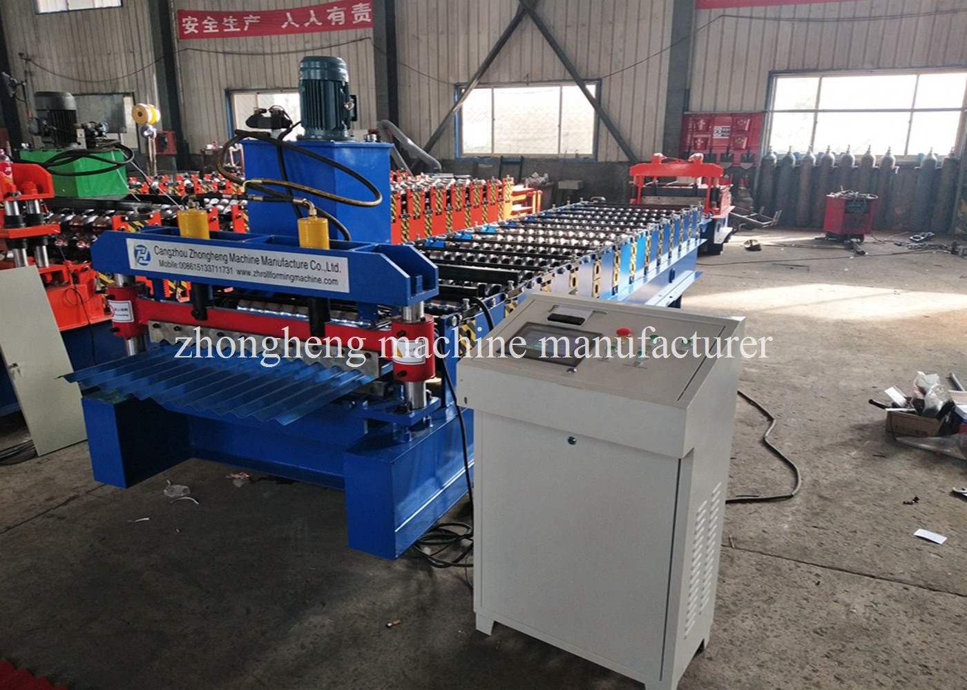 Steel Profile Roofing Corrugated Sheet Roll Forming Machine corrugated sheet roll forming machine
