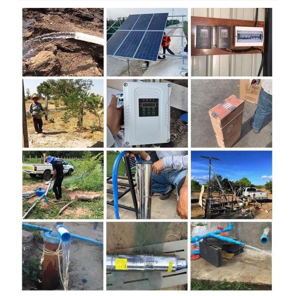 Eco Friendly Submersible Solar Deep Well Pump For Agricultural Irrigation