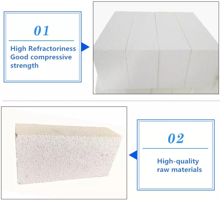 MG23 MG25 MG26 MG27 MG28 MG30 MG32 Mullite Insulation Brick for Ceramic Shuttle Kiln Lining