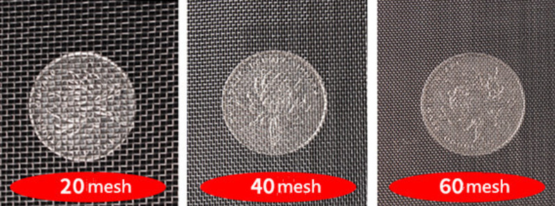 304 / 316 Stainless Steel Wire Mesh Filter Plain Dutch Weave 0.003-10mm