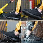 Sport Steel Toe Mens Work Boots , Breathable Labor Protection Shoes For Security