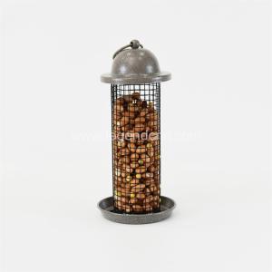 China Metal Mesh Hanging Wild Bird Feeder For Garden Good Weather Resistance wholesale