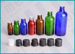 China Color Coated Glass Bottles With Screw Cap And Orifice Reducer For Essential Oil wholesale