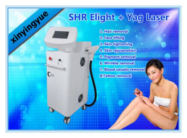 Quality 532nm 1064nm Laser E- Light Hair Removal Machine with 10" Color Touch Screen for sale