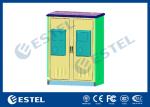 3CR12 Two Bay Outdoor Telecom Cabinet Telecommunication Enclosure