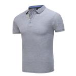 Embroidered Quick Dry Slim Fit Work Polo Shirts Cotton Plain Solid Color Classic