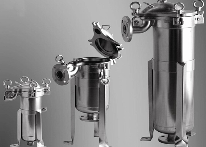 Side Inlet Stainless Steel Bag Filter Housing Easy Operation ISO Certification