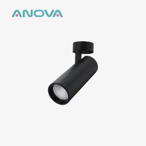 China Black Finish Surface Downlight Adjustable Angle 12W Surface Mounted Spotlight wholesale
