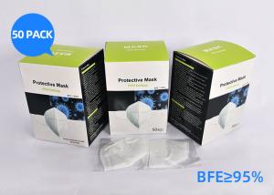 China Antibacterial 4 Ply Mask N95 Respirator En149 2001 Ffp2 Standard 95*175mm wholesale