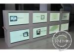55 Inch Android Remote Control Transparent Display Box Flexible Advertising