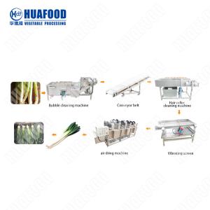 China Bubble Washing Machine Fruit And Vegetable Green Vegetables Cleaning Machine Vegetable Freezing Line wholesale