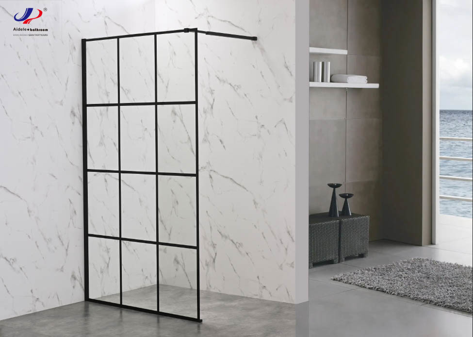 6/8mm Tempered Glass Frameless Shower Enclosure With Alum Frame For Stylish Look