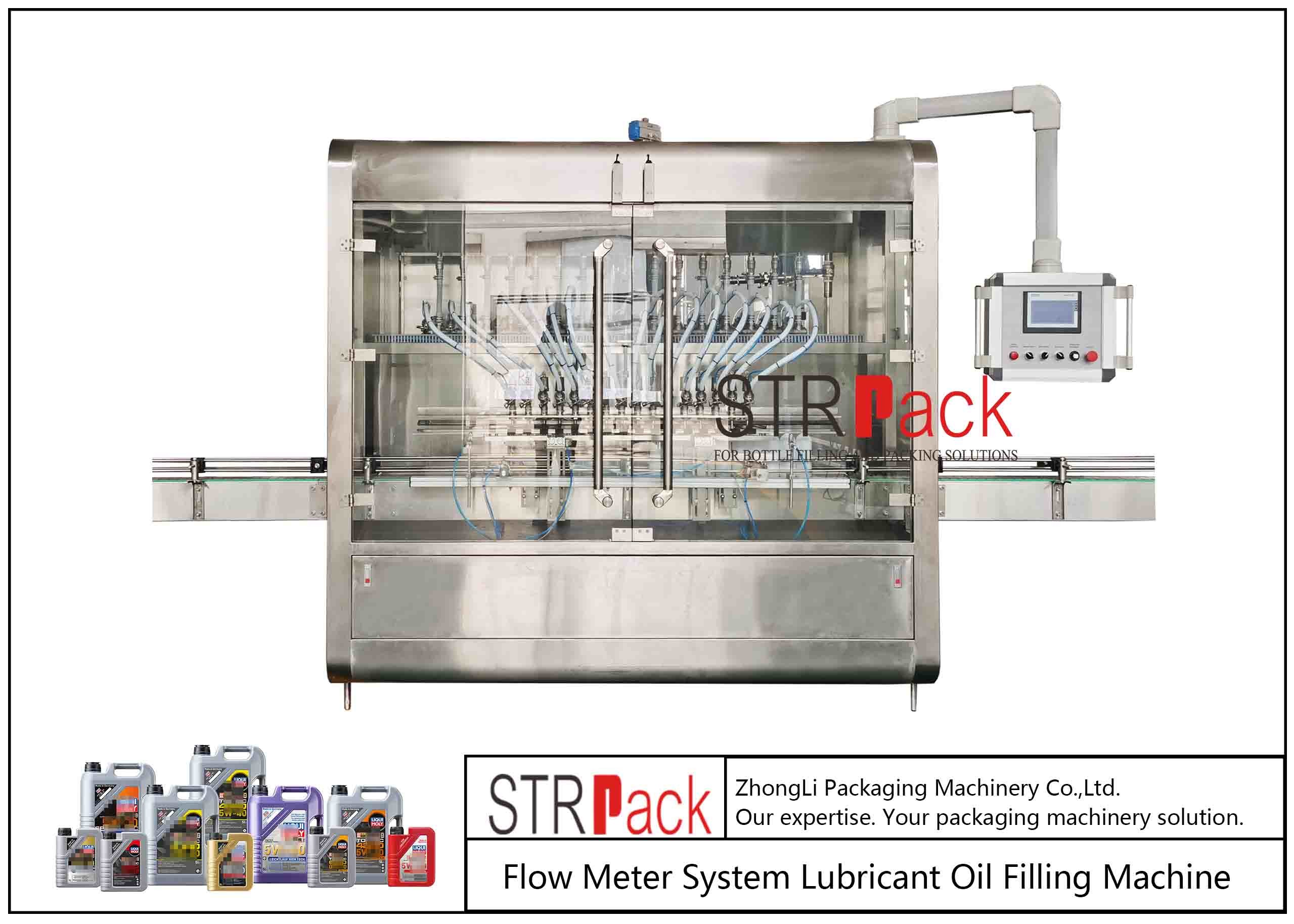 Factory Price Fully Automatic Plastic Bottle Car Products Industry Motor Oil Multi-Head Filling Machine Customizable Con